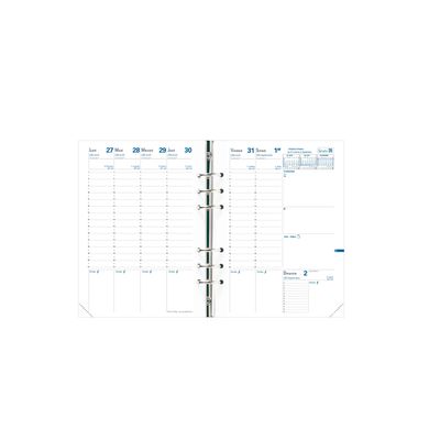 Recharge pour organiseur Timer 21 Planning - 1 semaine sur 2 pages - 15 x 21 cm - Quo Vadis