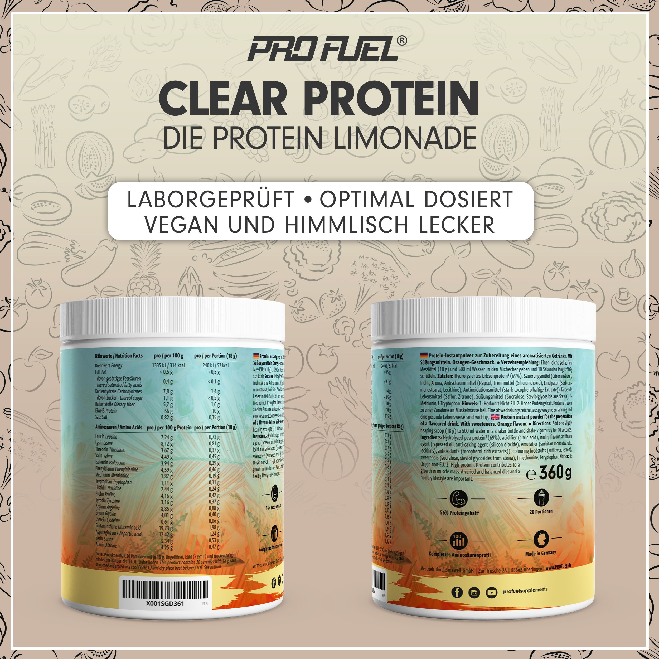 ProFuel - CLEAR PROTEIN Vegan