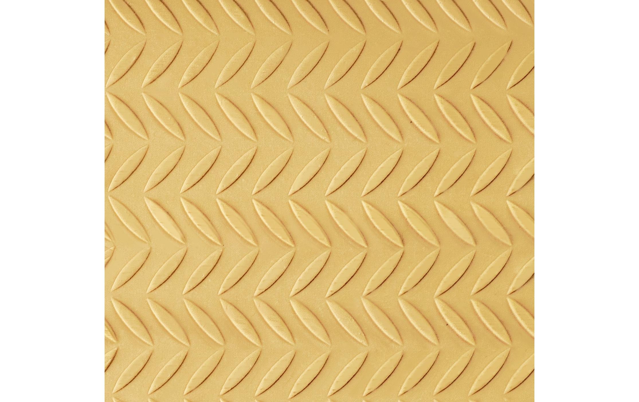 Wallholz mit Blätter Deko 39.5 x 5 cm, BraunTeigroller