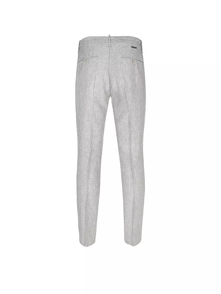 ALBERTO Leinenhose STEVE  grau