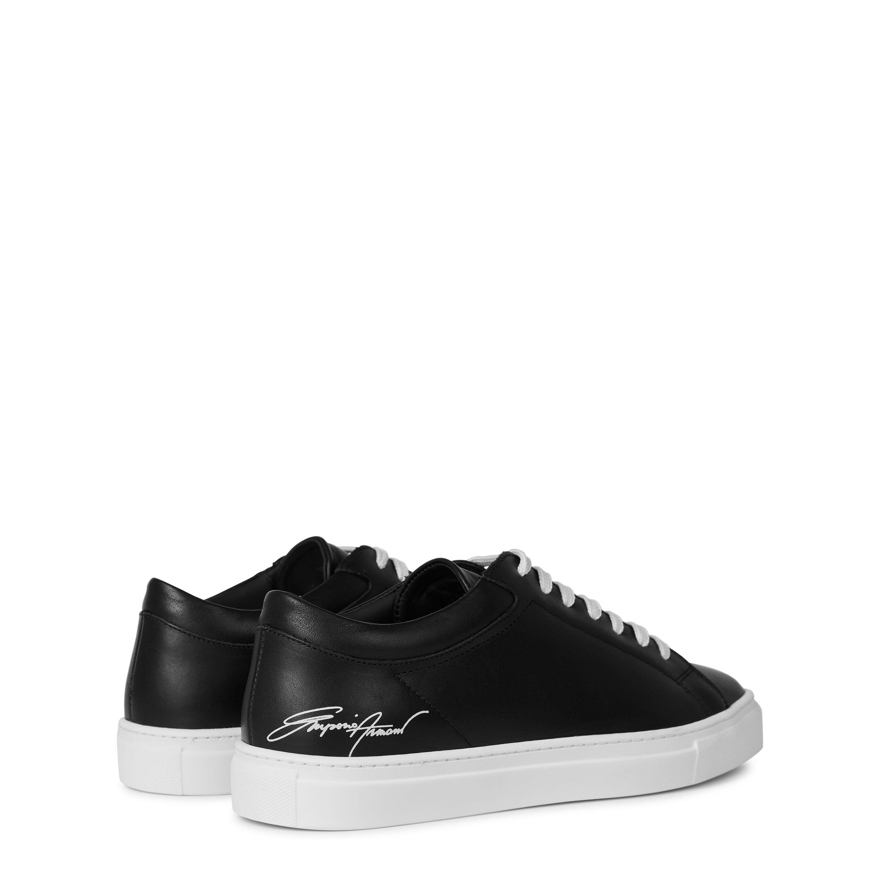 Emporio Armani Leather Sneakers Juniors