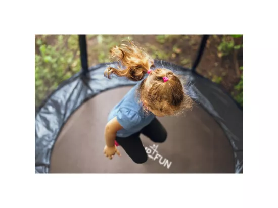 Trampoline de jardin Cocon ø150 cm- 5FT- Filet intérieur, Matelas de protection