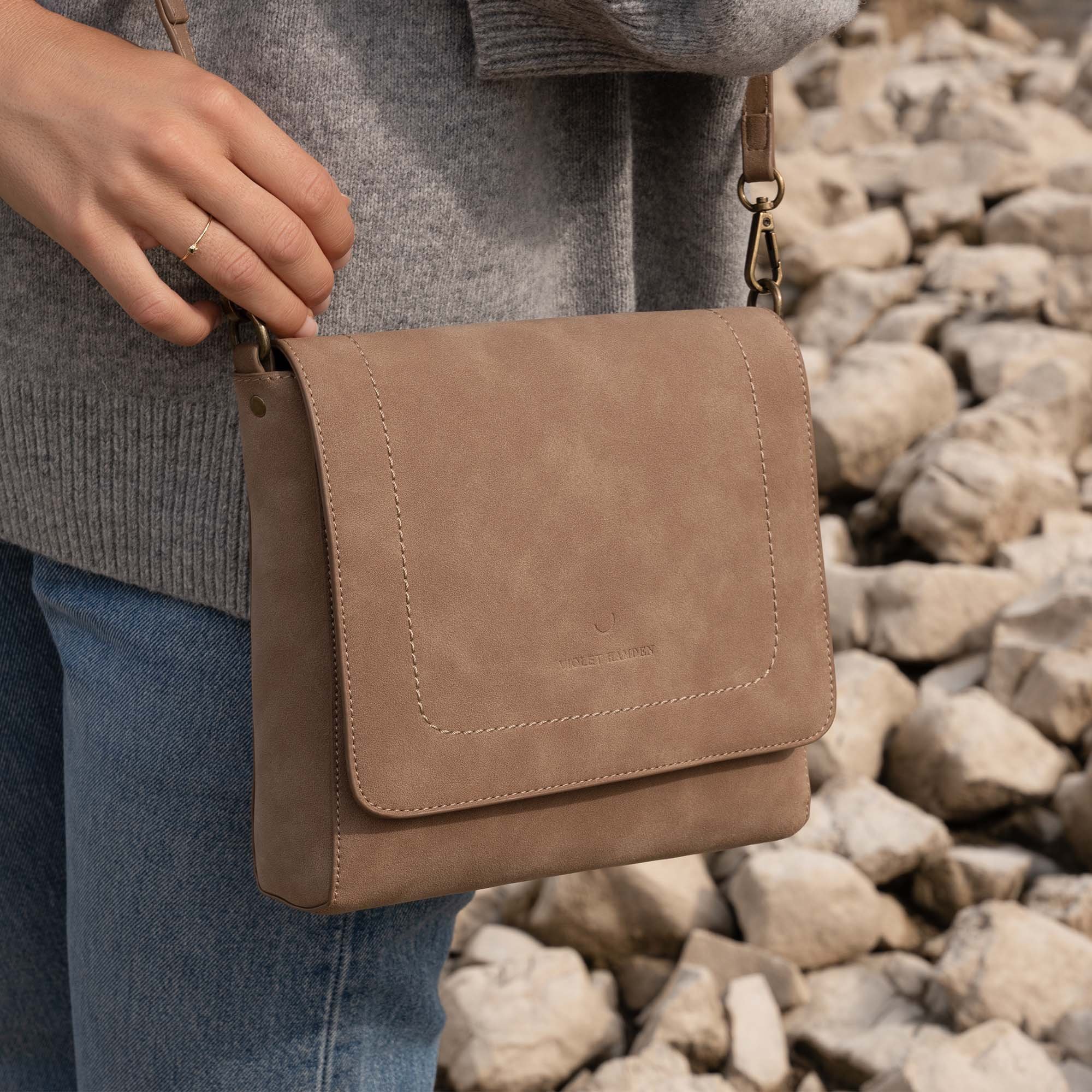 crossbody tas Violet Hamden Violet Hamden Taupe