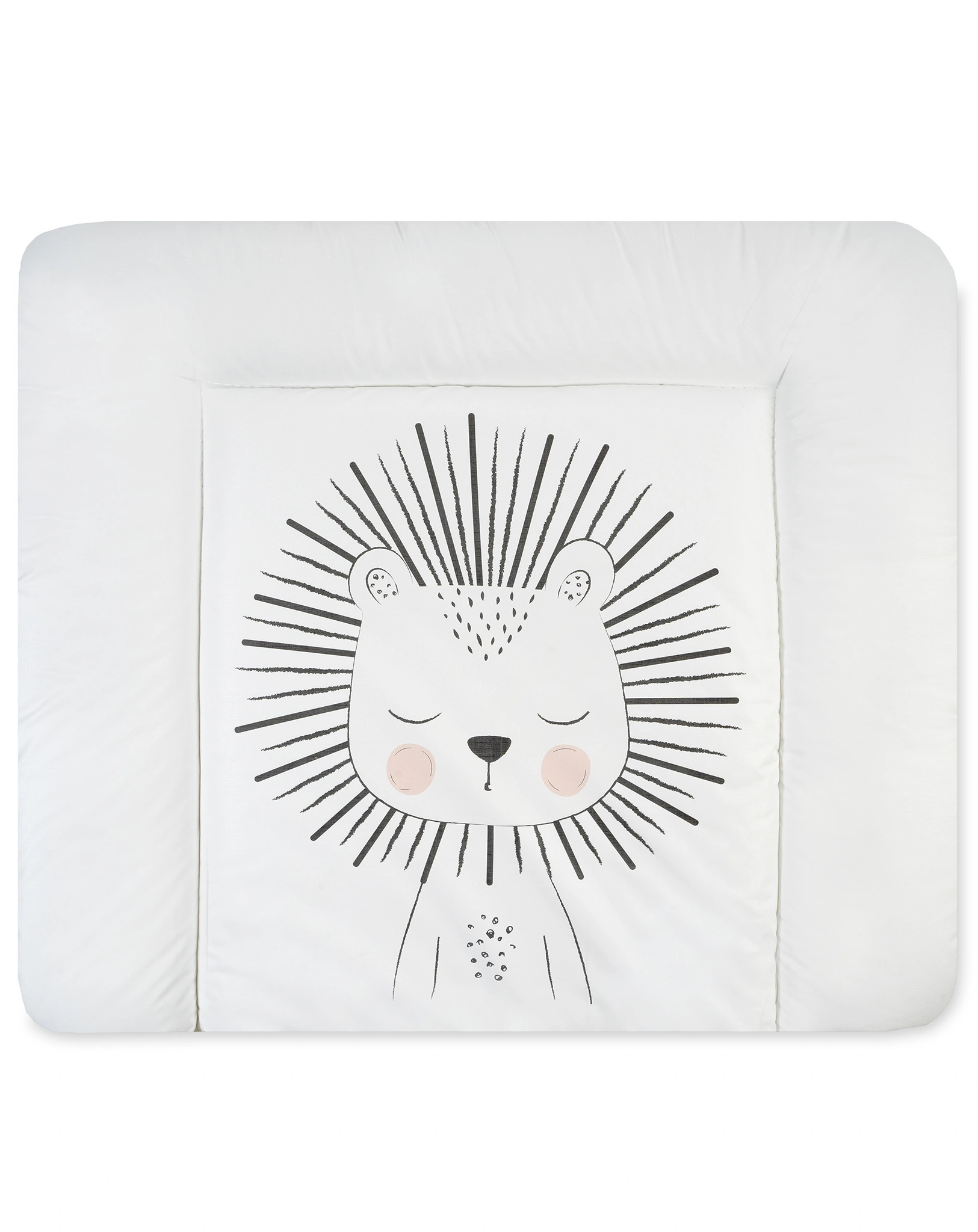 Wickelauflage SOFTY LION (75x85) in weiß
