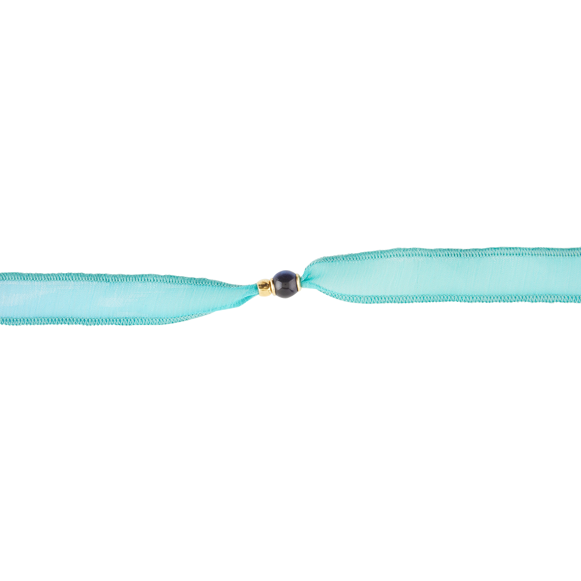 MOOREA - Bracelet ruban| Bleu