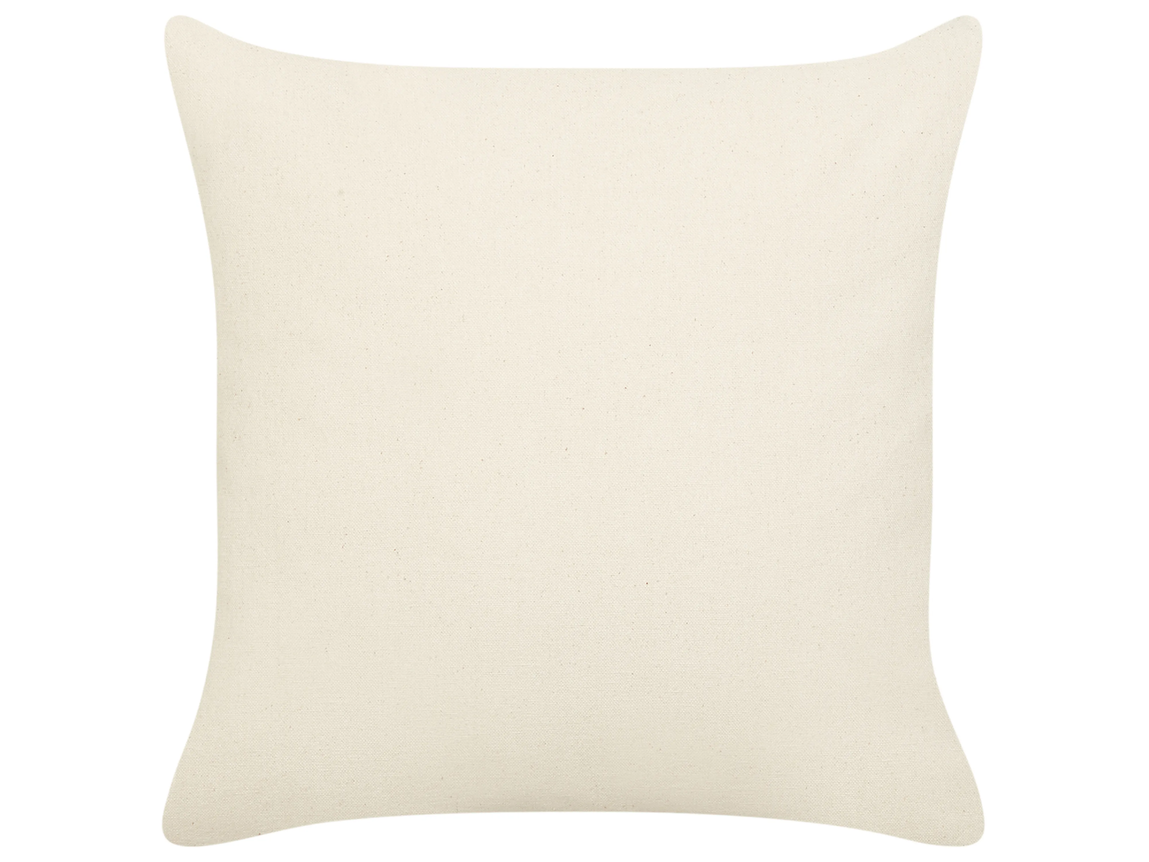 Set van 2 sierkussens SUGARPLUM Katoen 45 x 45 cm Lichtbeige kerstmotief