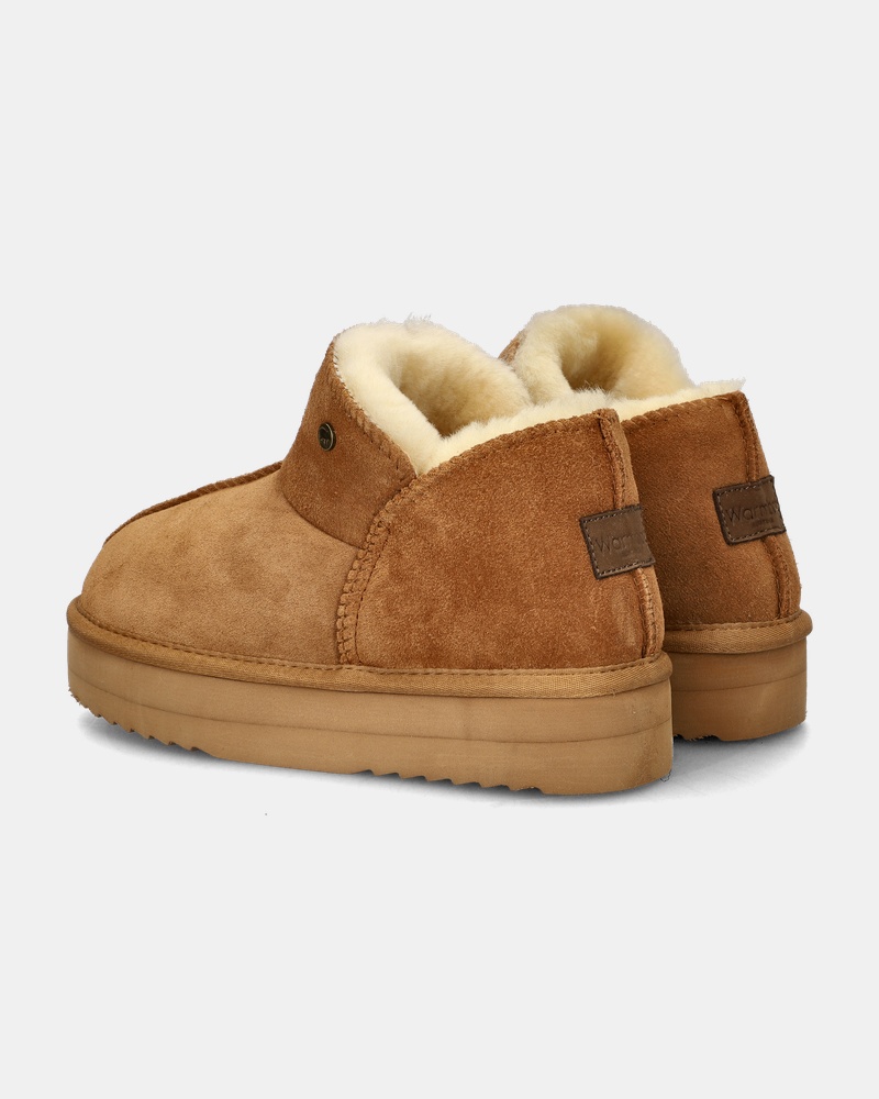 Warmbat Australia Willow Plateau Gevoerde boots  - cognac