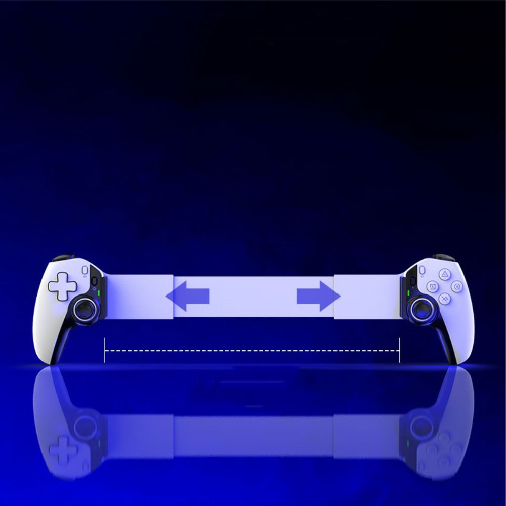 Universal Bluetooth Mobile Gaming Controller Gamepad für Smartphones / Tablets / Switch mit einer Grösse von 130-280mm (iOS / Android) - Weiss