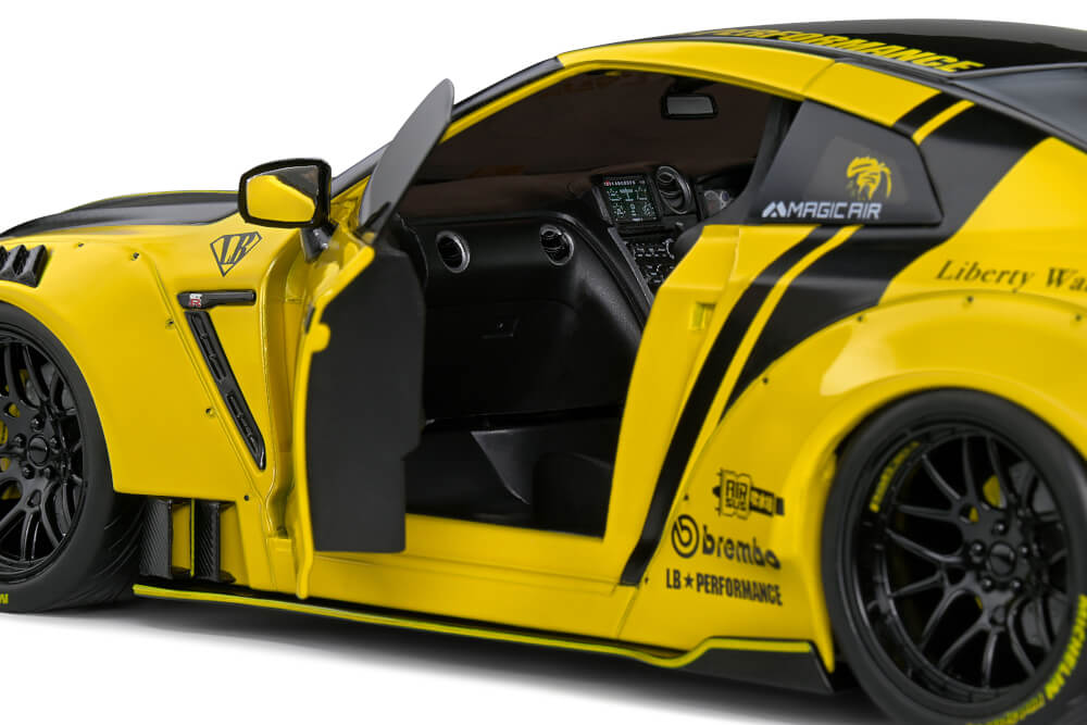 1:18 Nissan GT-R (R35) gelb