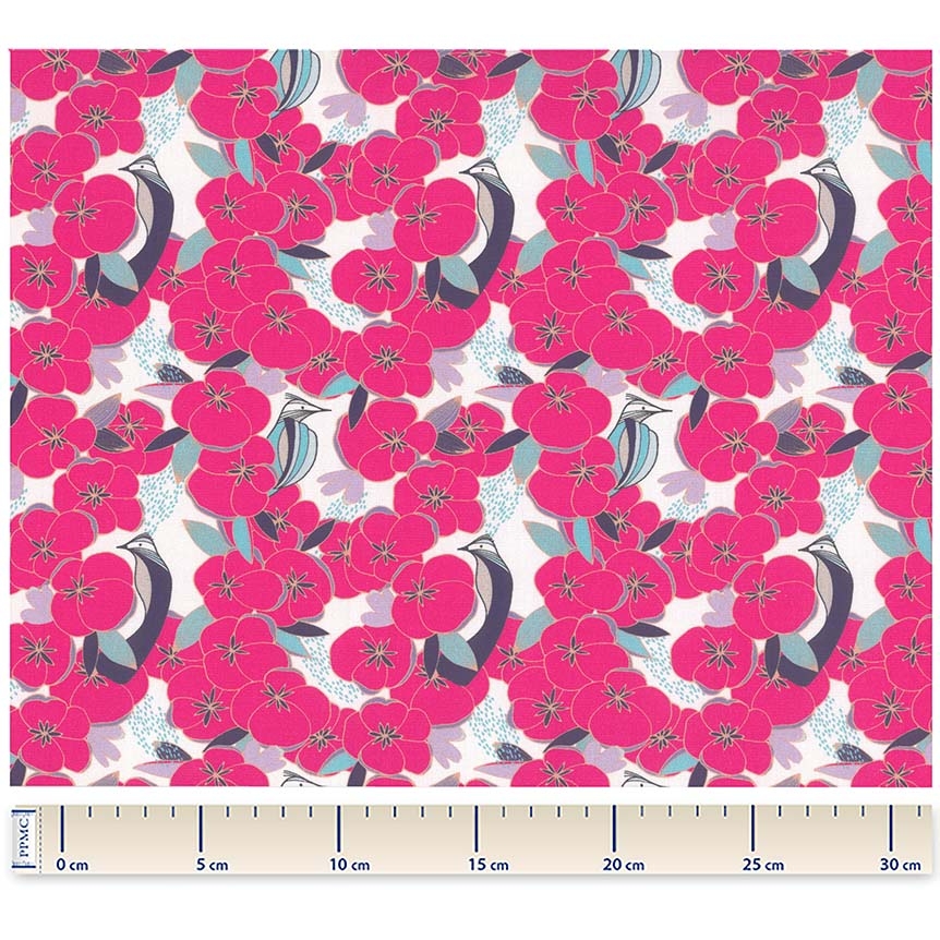 Tissu Coton Au Mètre Ex2440 Coton D'or Fuchsia