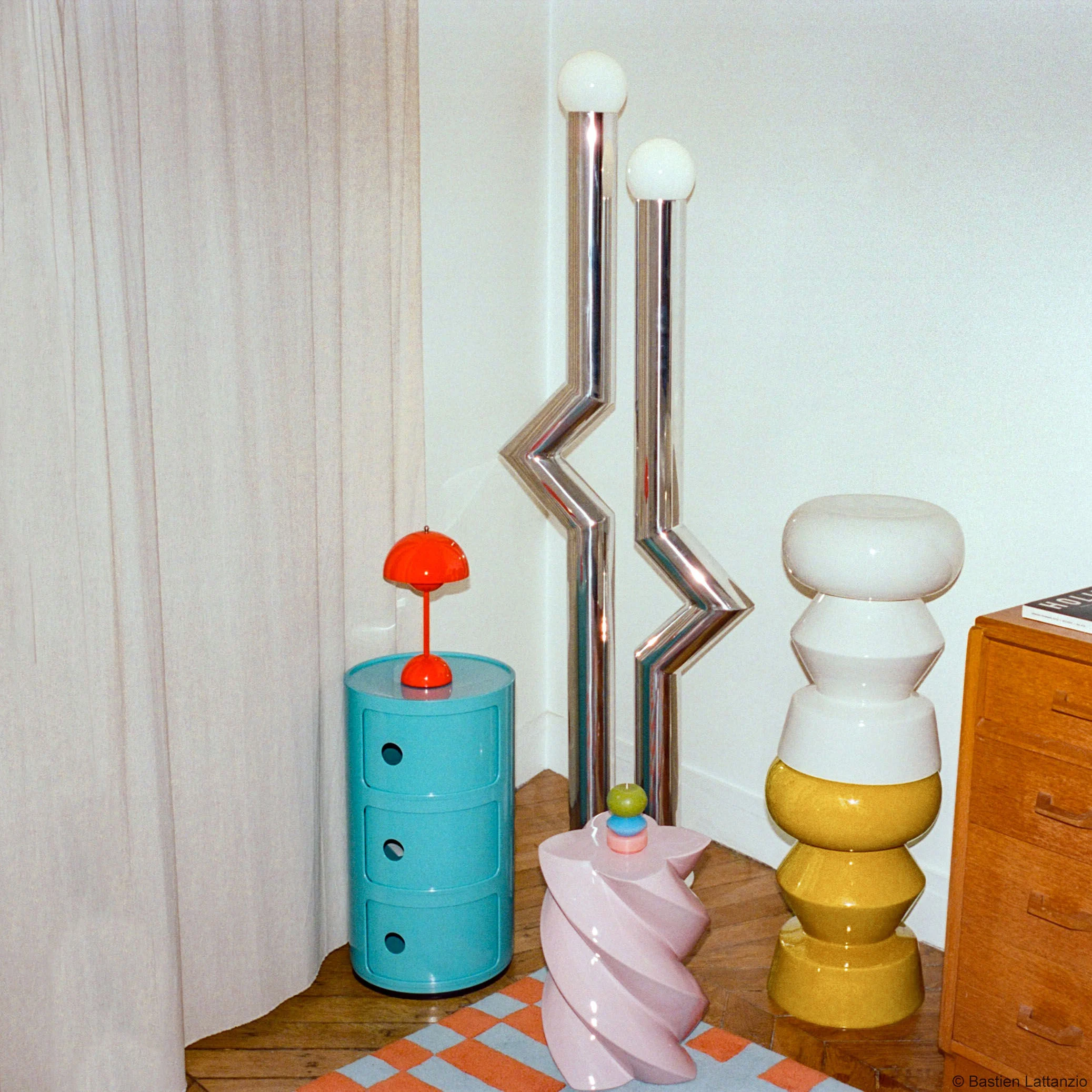 TOTÊME - Table d'appoint céramique | Beige