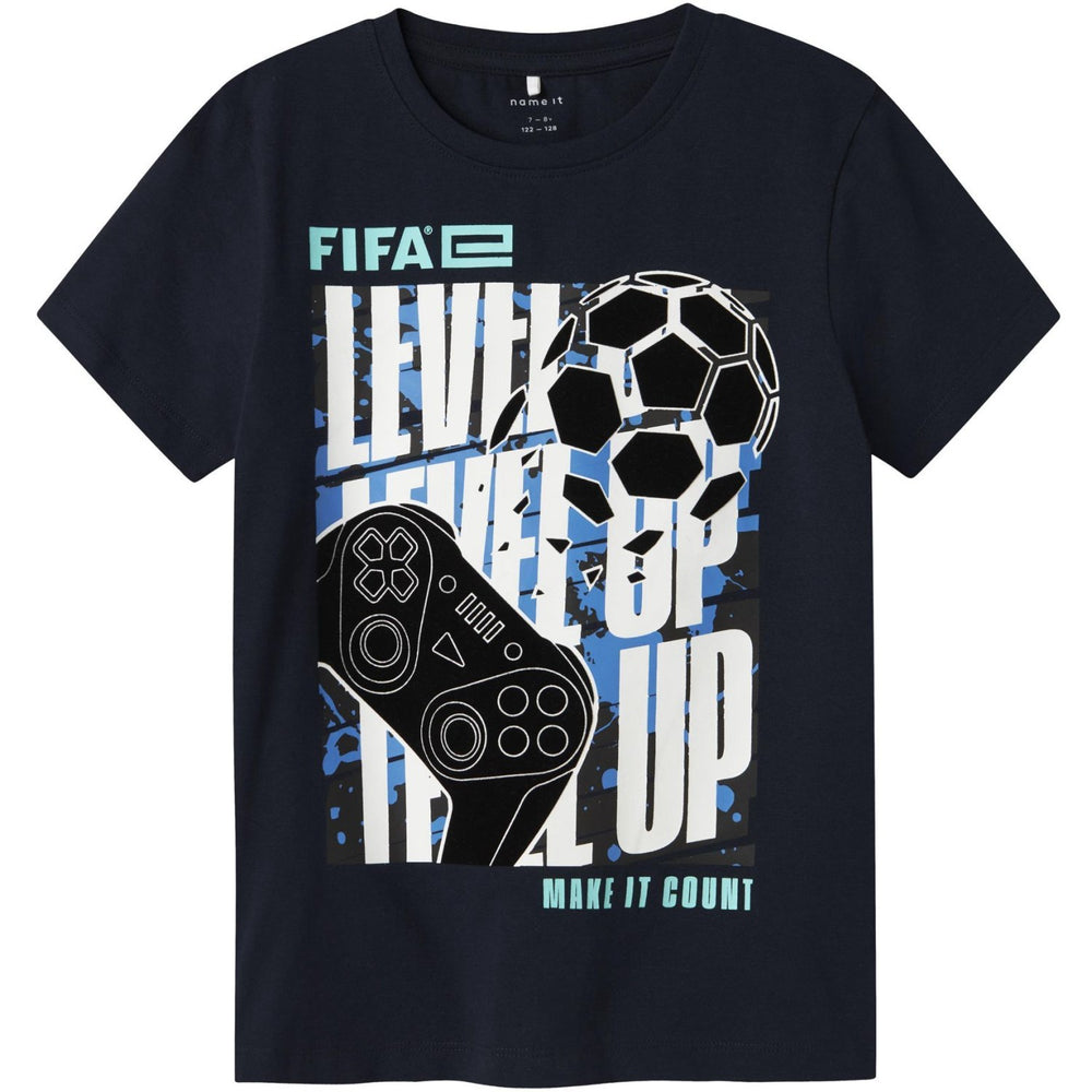Køb Name It Navy Blazer Adian Fifa E T-Shirt