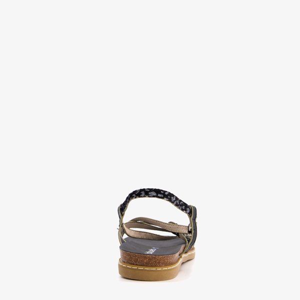 Blue Box dames sandalen met panterprint