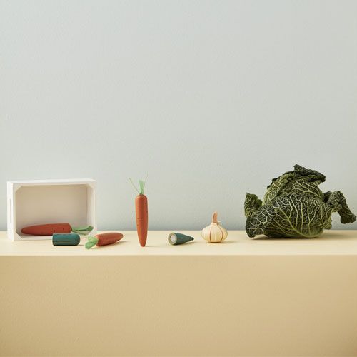 Kids concept kistje met groenten bistro