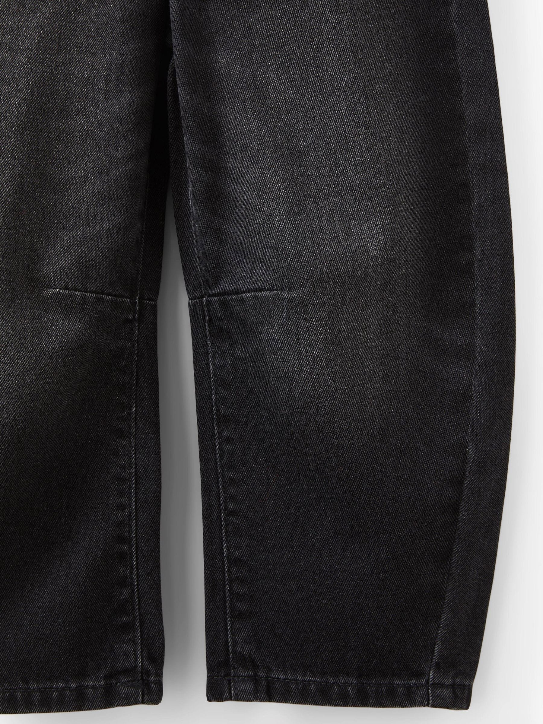 Zwart - Cotton On Unisex Barrel Leg Denim Jeans