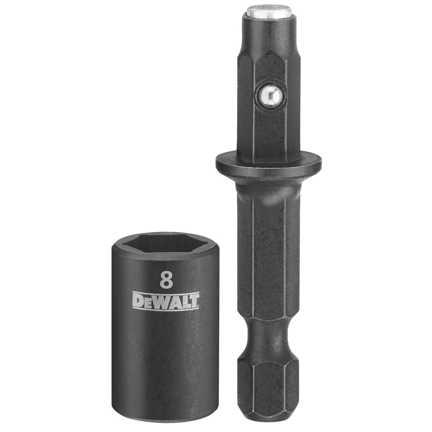 DeWALT DT7465 IMPACT Magnetische zeskantdop (reinigbaar) 8mm