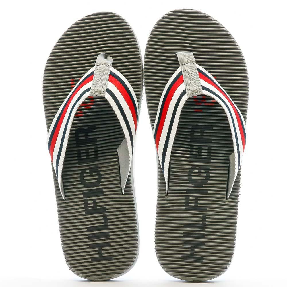 Tommy Hilfiger Tongs Gris Homme Tommy Hilfiger Massage Footbed Oly