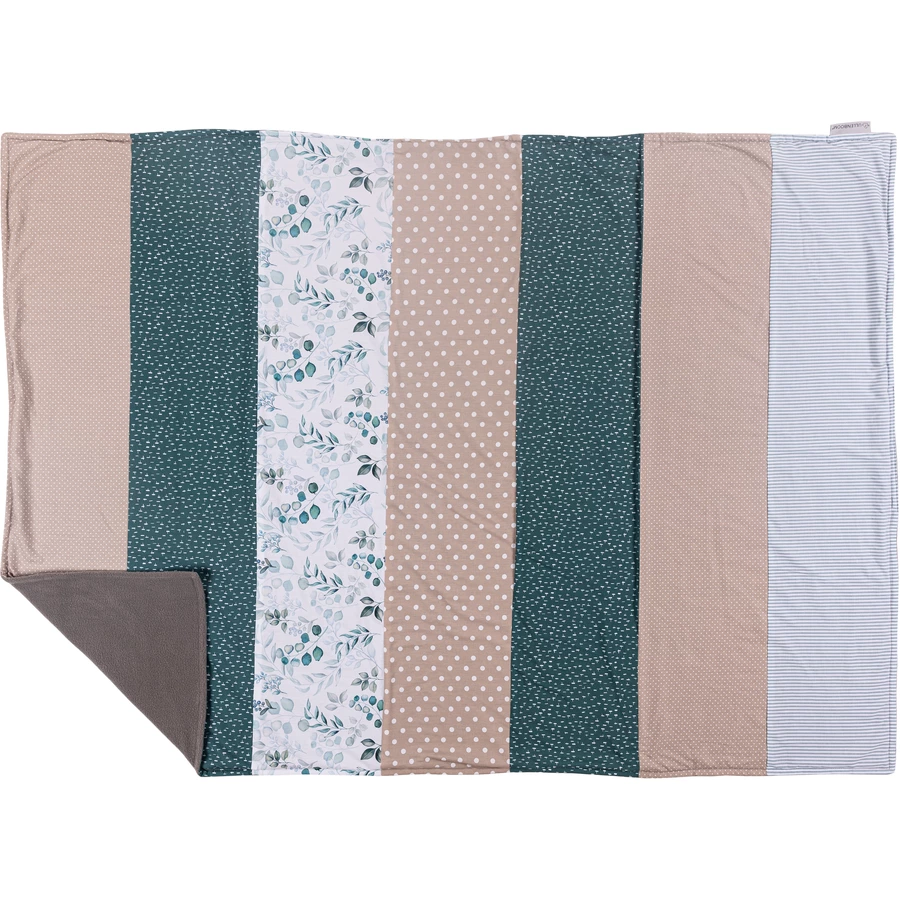 ULLENBOOM Babydecke & Kuscheldecke Eukalyptus 140 x 140 cm