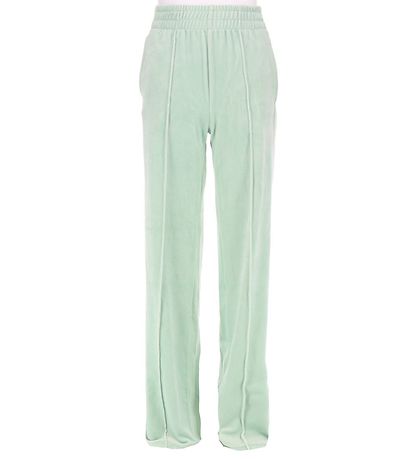 Juicy Couture Velours Hosen - Grau Jade