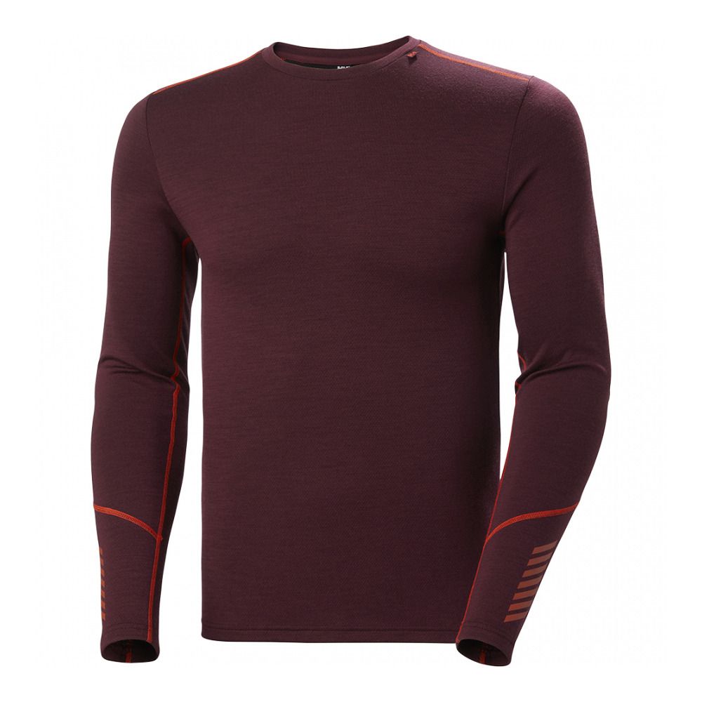 Helly Hansen LIFA MERINO MIDWEIGHT CREW - Sous-couche Homme hickory