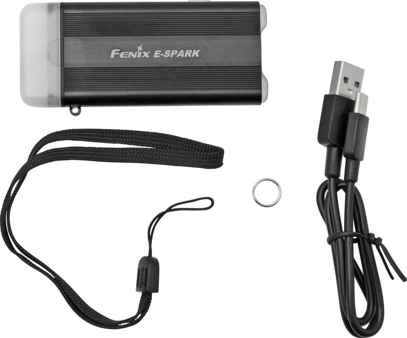 Fenix E-SPARK Zaklamp FEE-SPARK Sleutelhanger Zaklamp, 100 Lumen, Aluminium