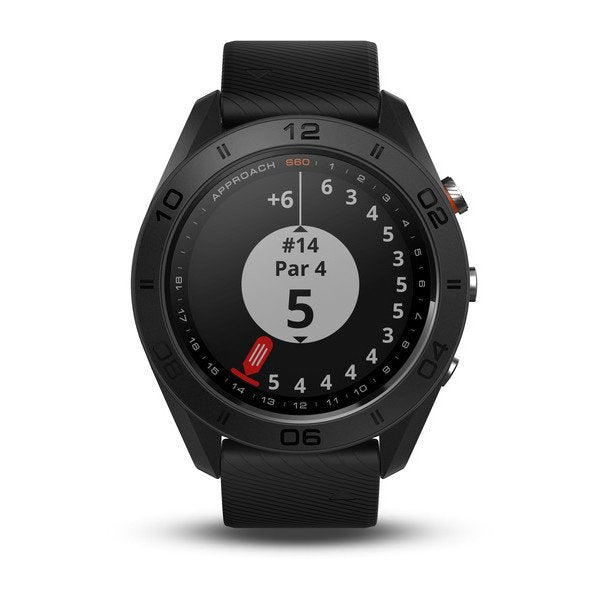 Garmin Approach S60 Montre de golf à écran tactile noir, activée par GPS