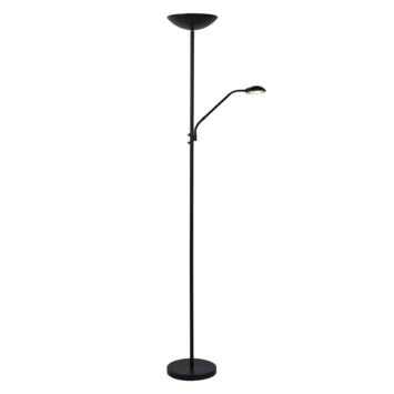 Lucide vloerlamp Zenith zwart