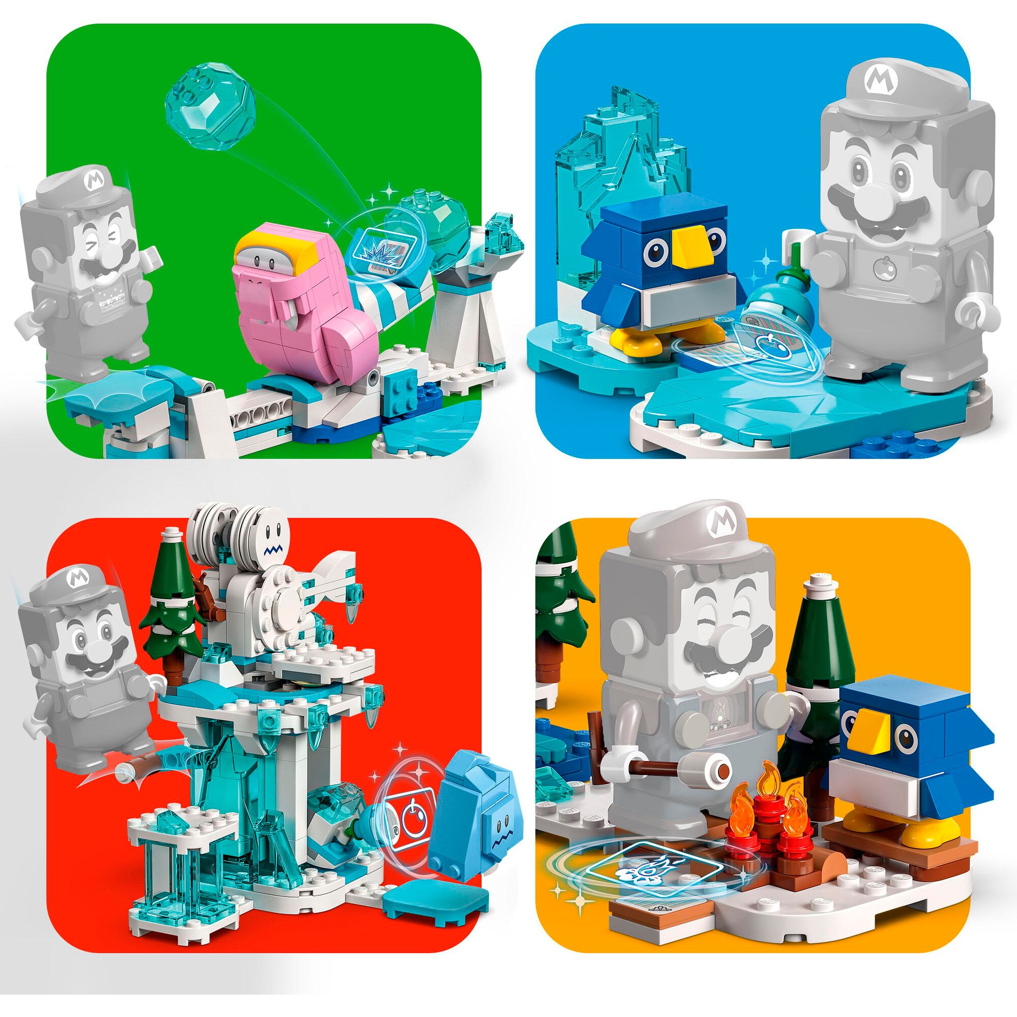LEGO Konstruktionsspielzeug Super Mario Kahlross-Abenteuer - Erweiterungsset