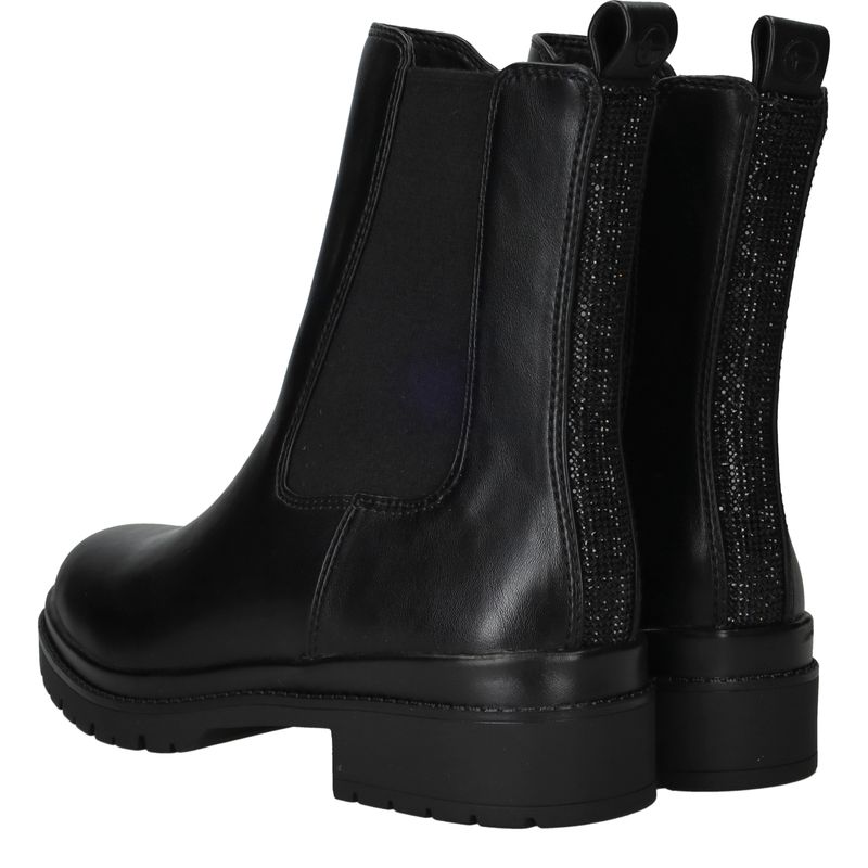 Tamaris Chelseaboots Zwart Dames