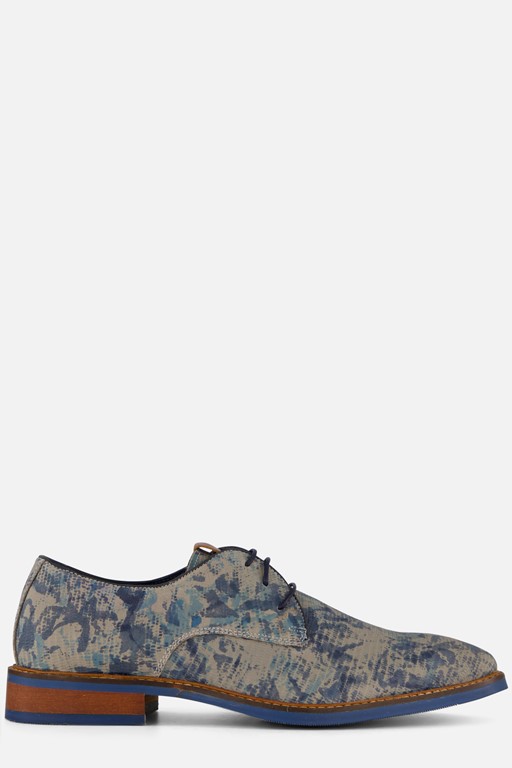 Vertice Veterschoenen blauw Leer