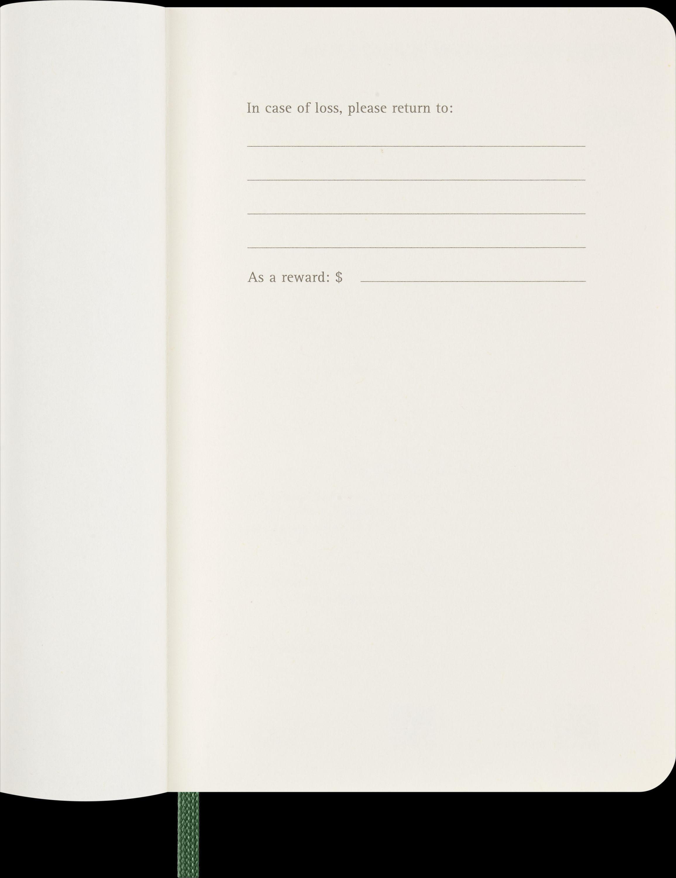 Moleskine 12 Monate Tageskalender 2025, Pocket/A6