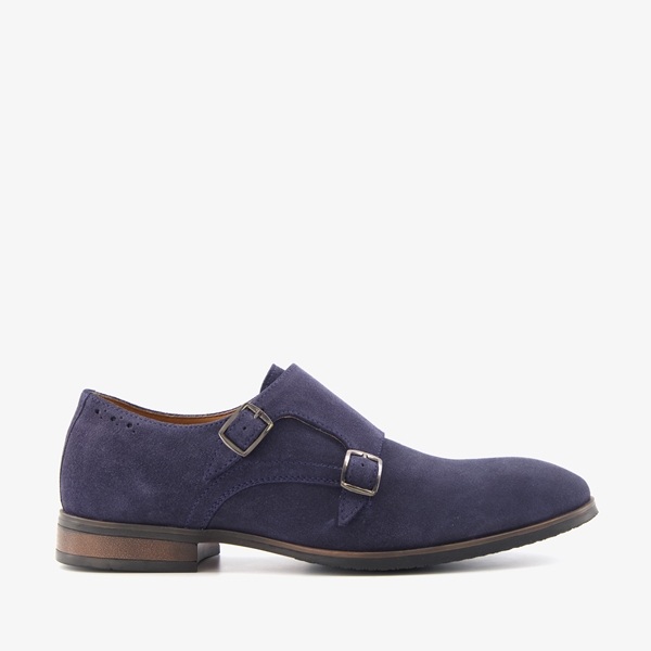 Van Beers suède heren gespschoenen