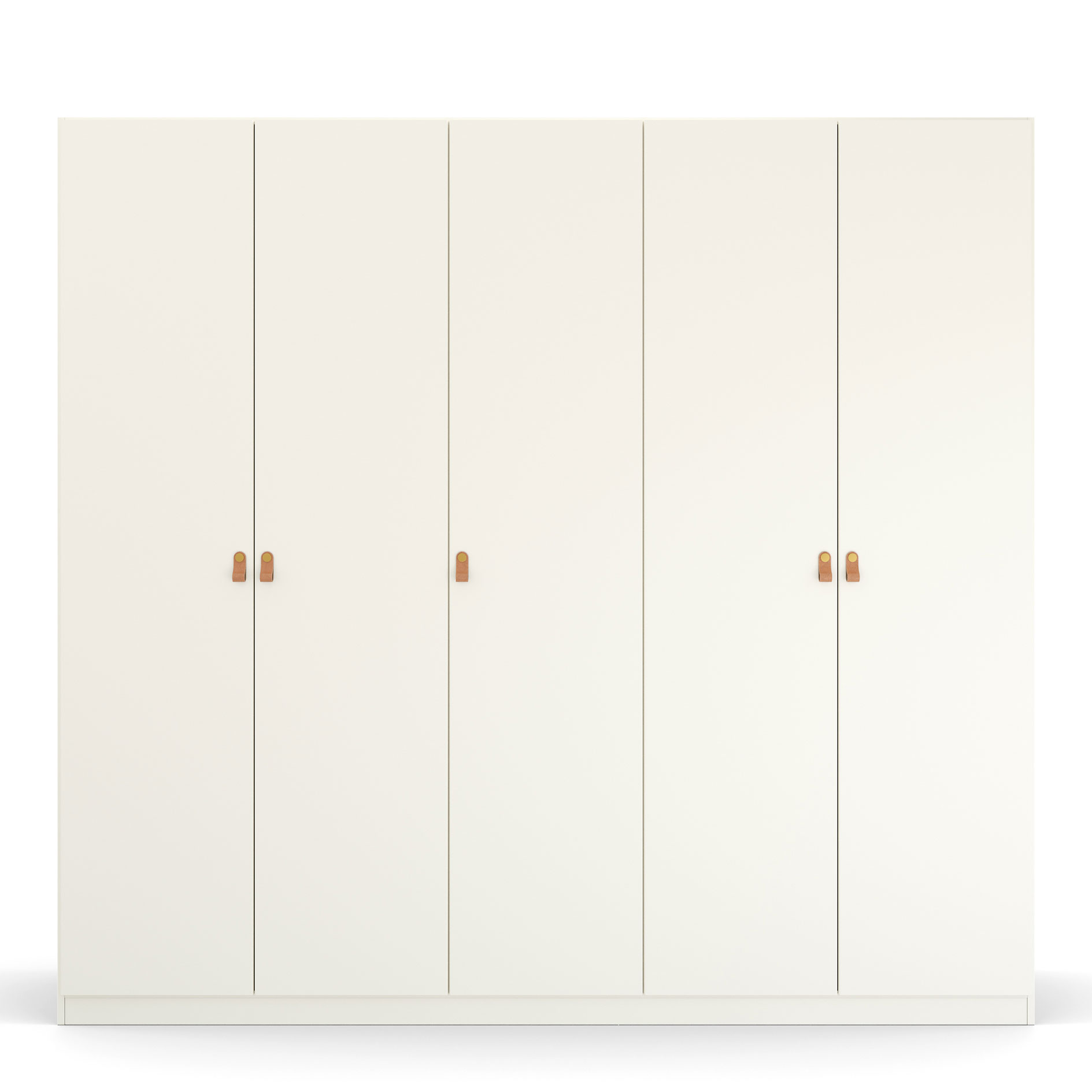 Drehtürenschrank - alpinweiß - 226 cm