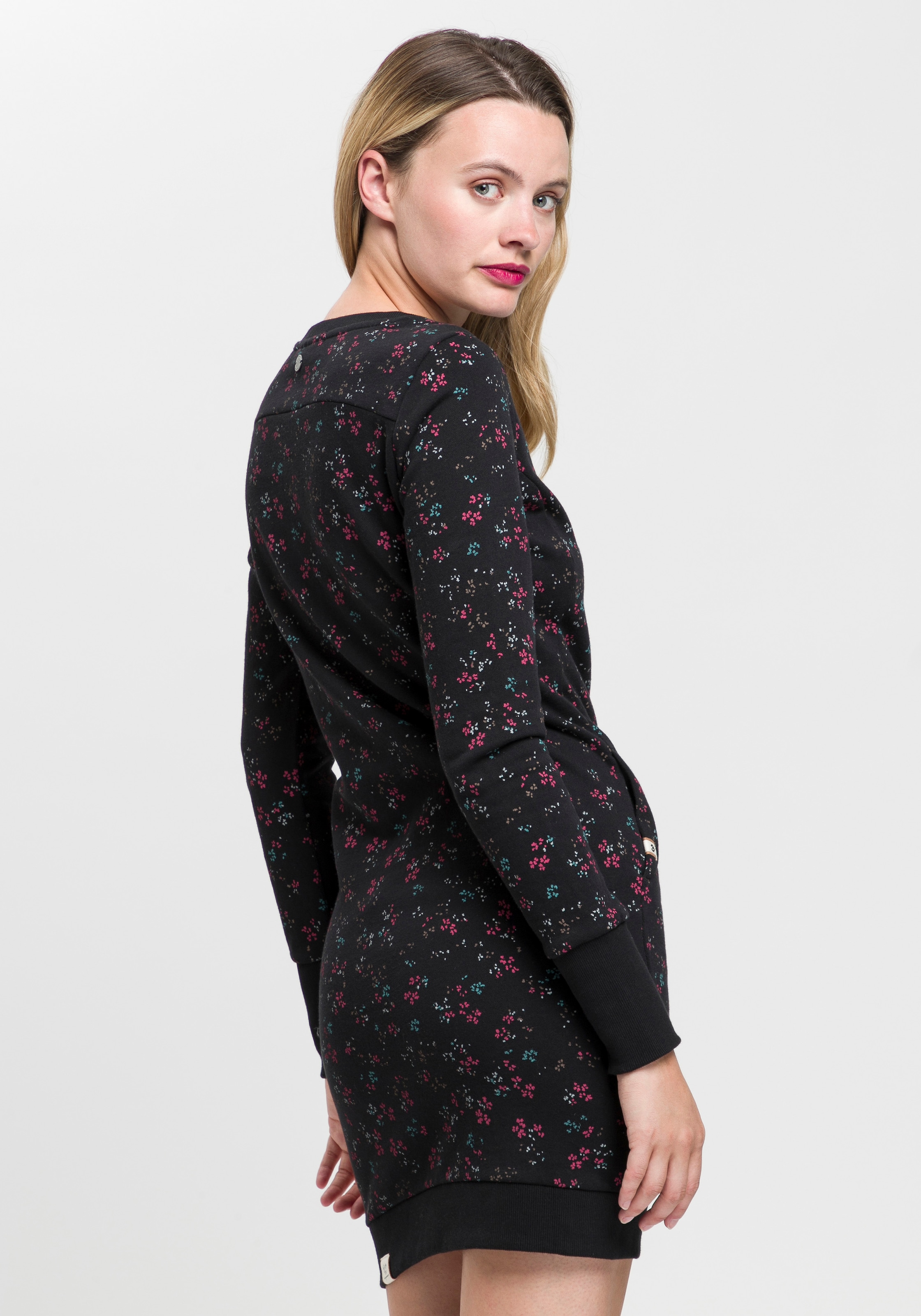 Ragwear Sweatkleid »MENITA O« im Mille-Fleur All Over-Print