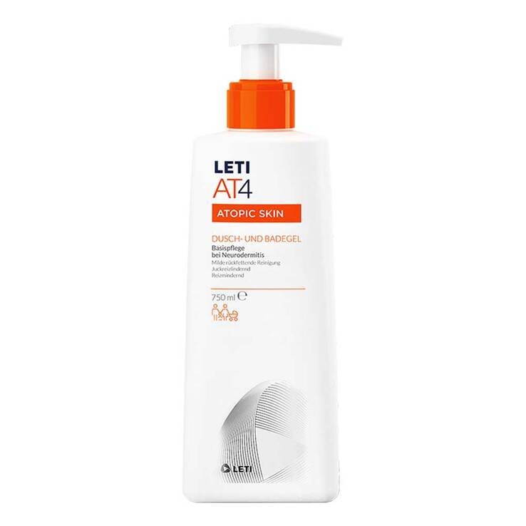 Leti AT4 Dusch- und Badegel, 750 ml