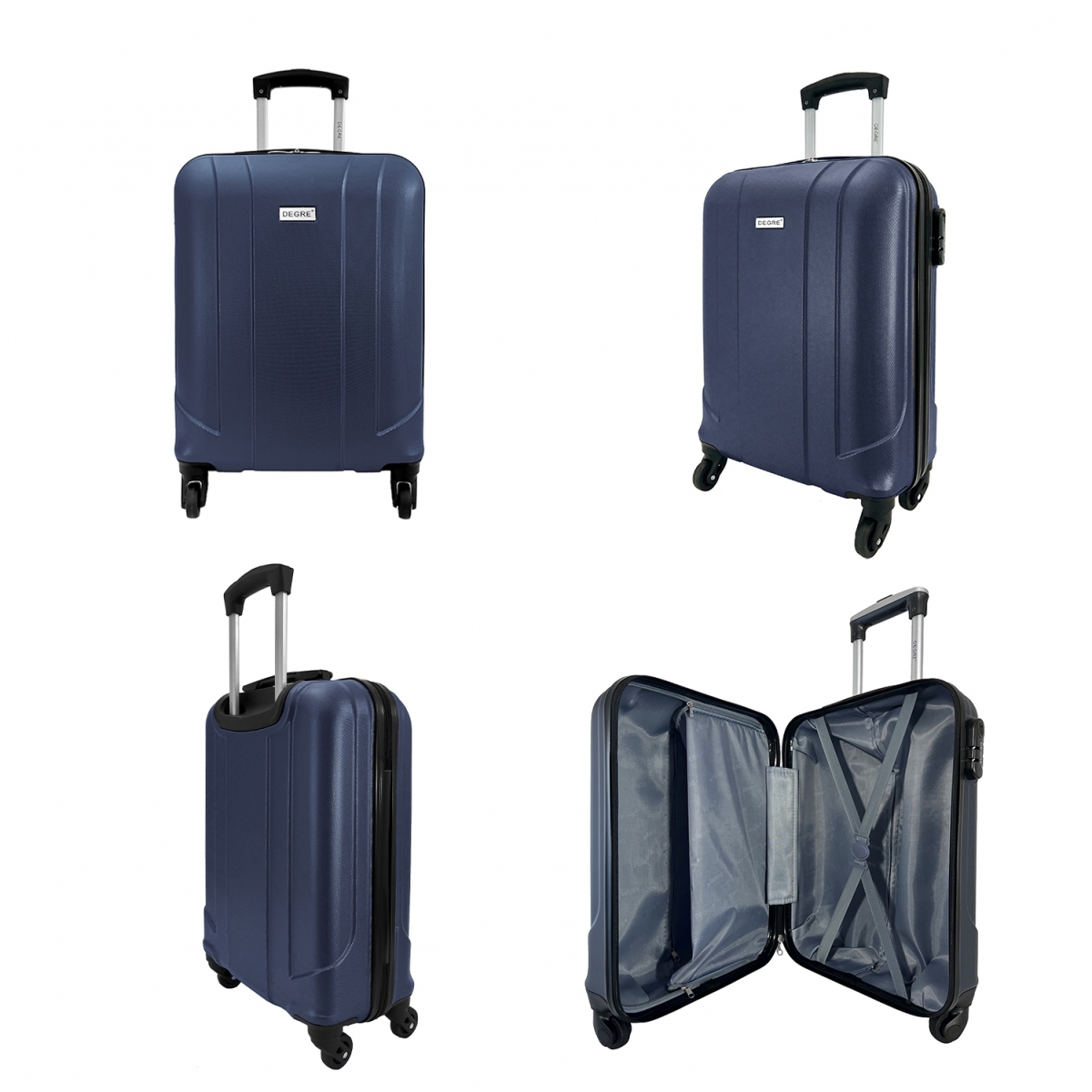Degré Lot 3 valises rigides dont 1 valise cabine Degré