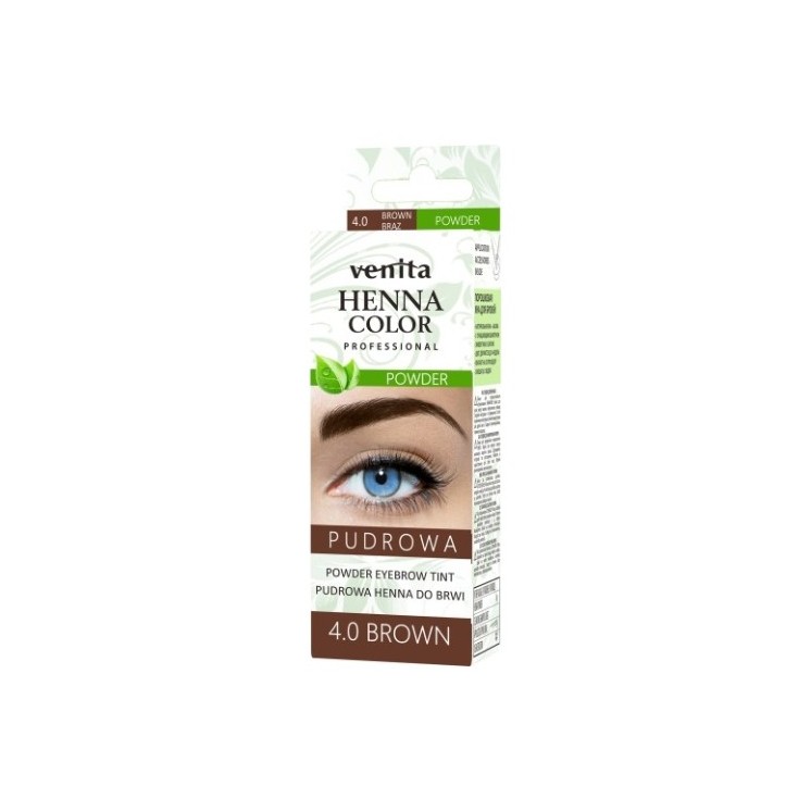 Venita Professional Puder Henna für Augenbrauen /4,0/ Braun 4 g