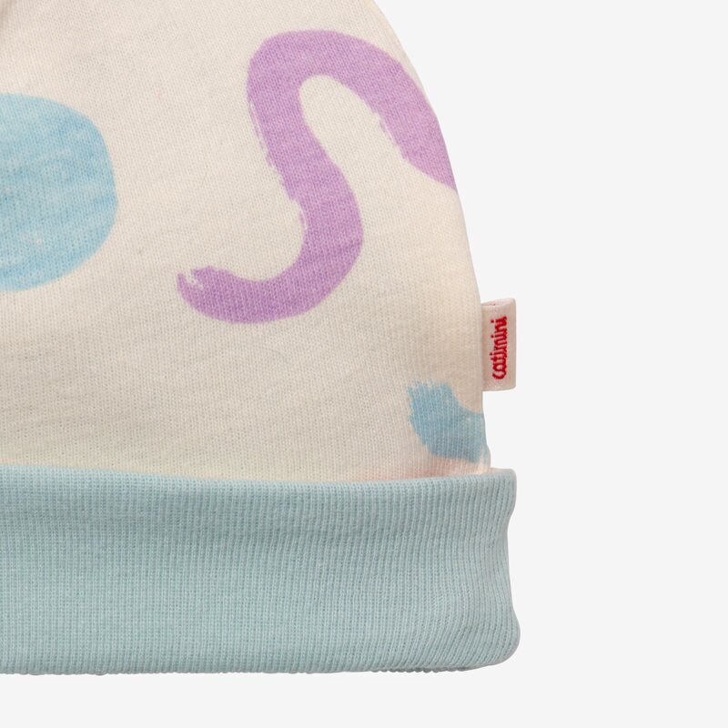 Bonnet bébé garçon bonhommes beige Catimini Beige