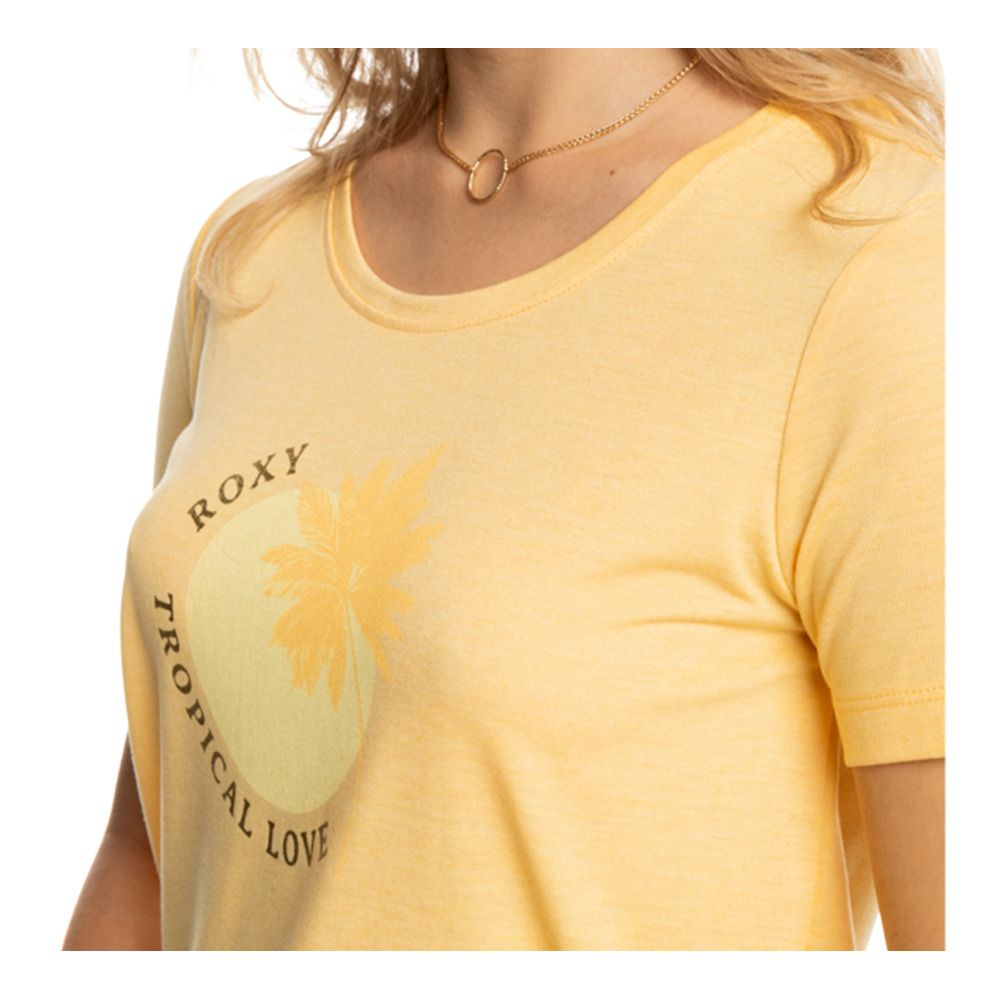 Roxy CHASING THE WAVE - Tee-shirt Femme flax