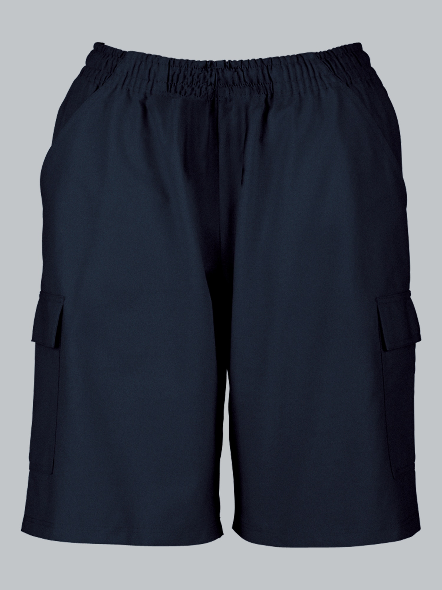 Cargo-Bermuda aus 100% Baumwolle Navy
