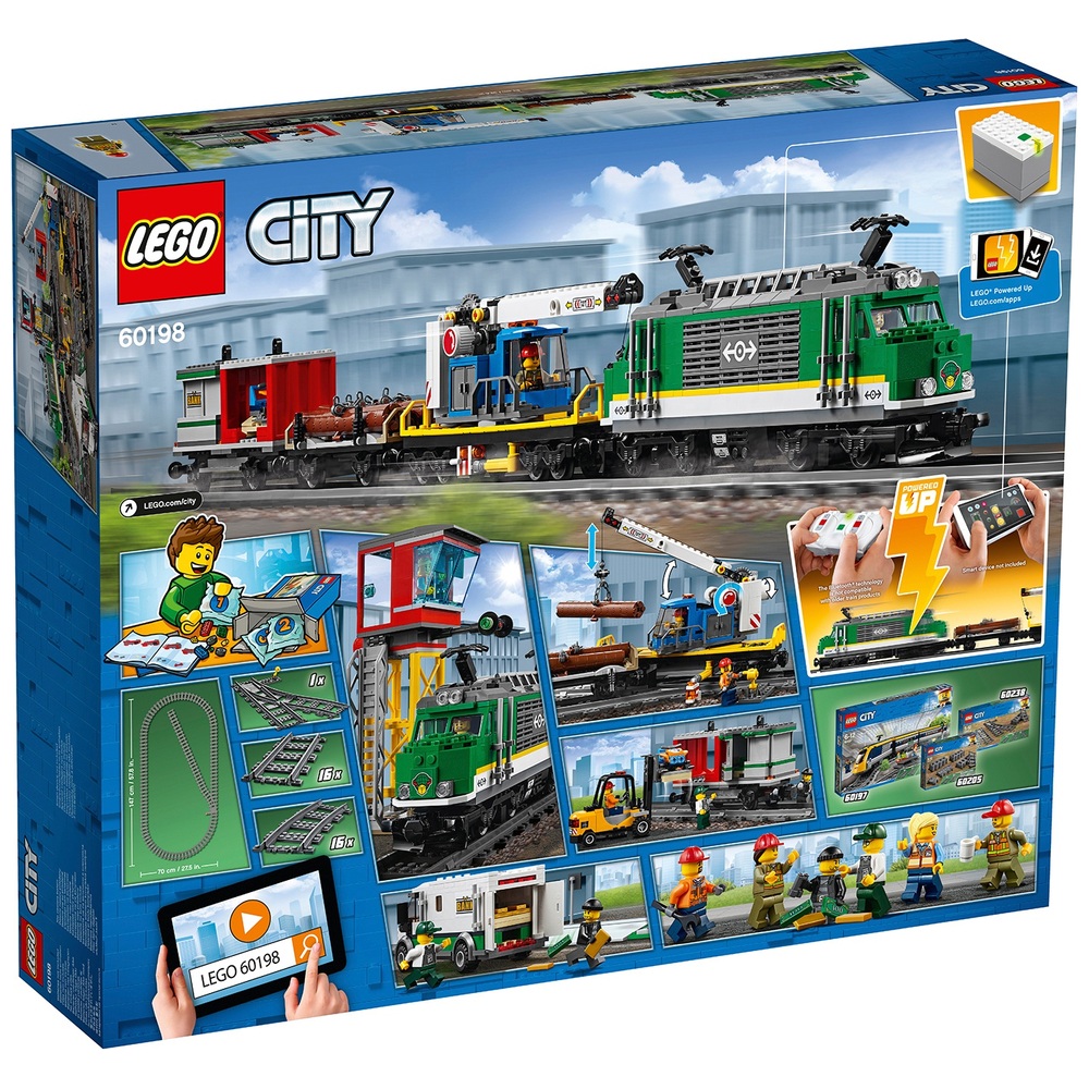 LEGO City 60198 Güterzug Spielzeug RC Elektrobatteriebetriebenes Set