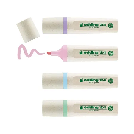edding 24 EcoLine Textmarker 4er-Set
