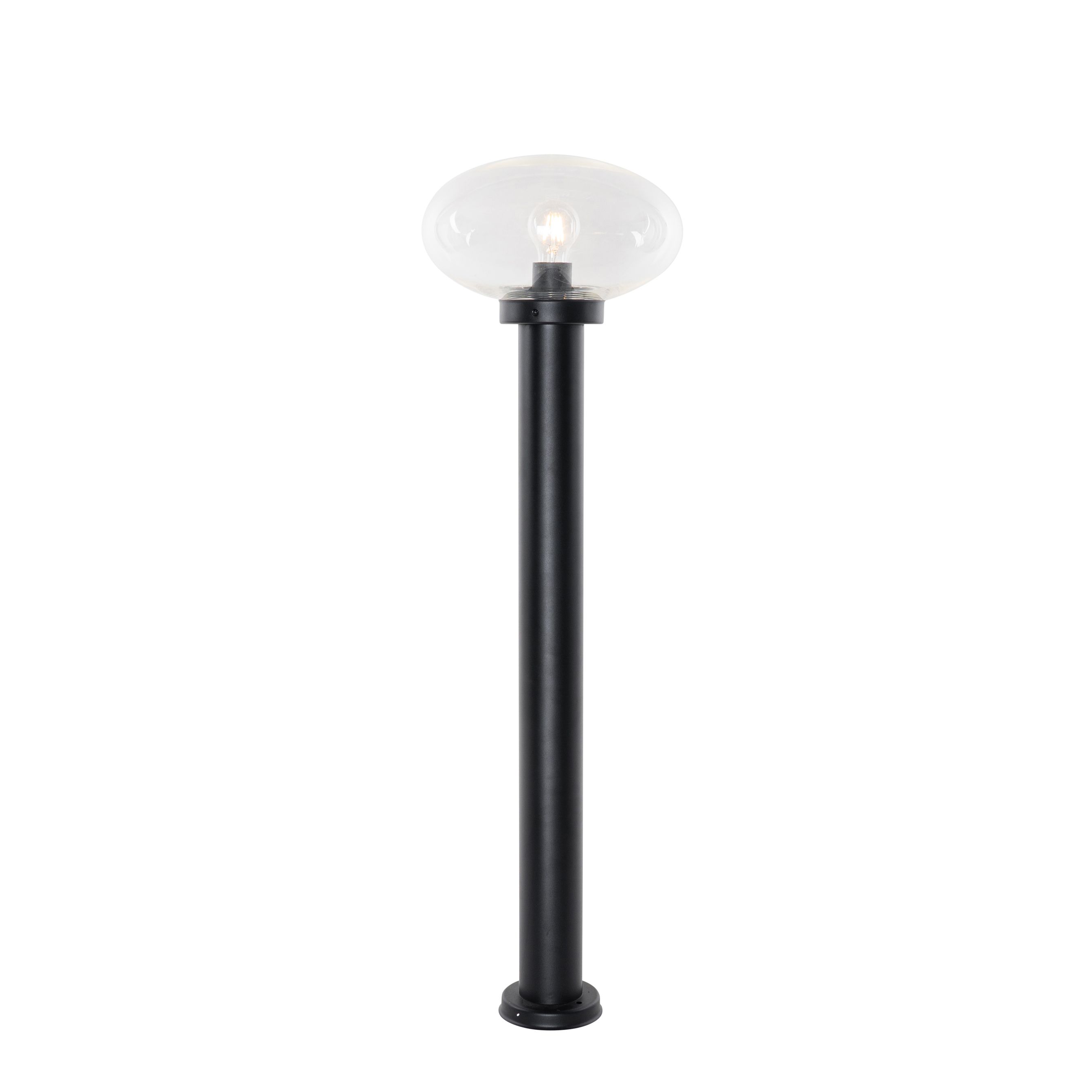 Modern buiten paaltje zwart 100 cm - Elly