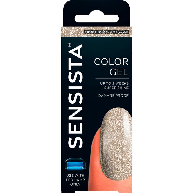 Sensista Color Gel Nagellak Frosting on the Cake Zilver/Glitter