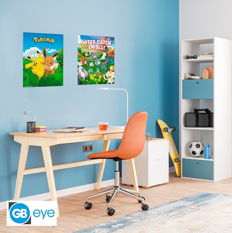 Pokémon Plakater - Environments - 52X38 CM - 2 Stk