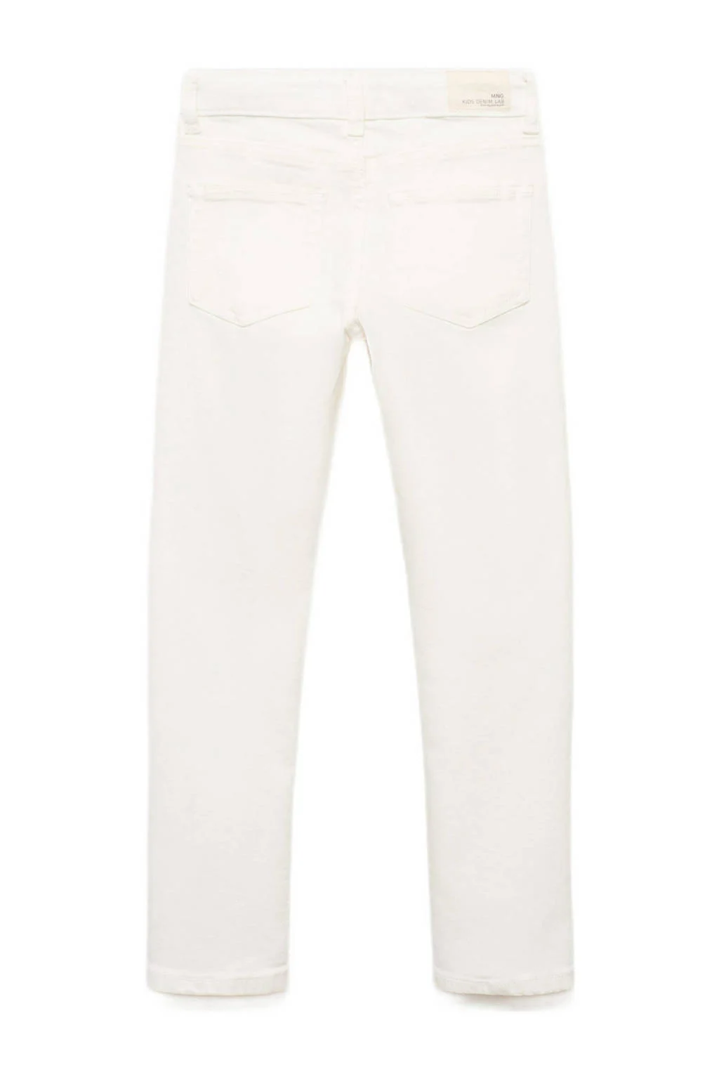 Mango Kids waist slim fit jeans wit