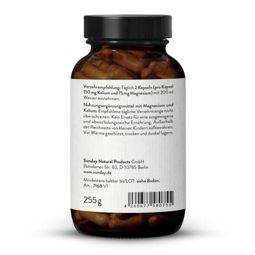 Sunday Natural Products  Kalium magnesium komplex 2:1