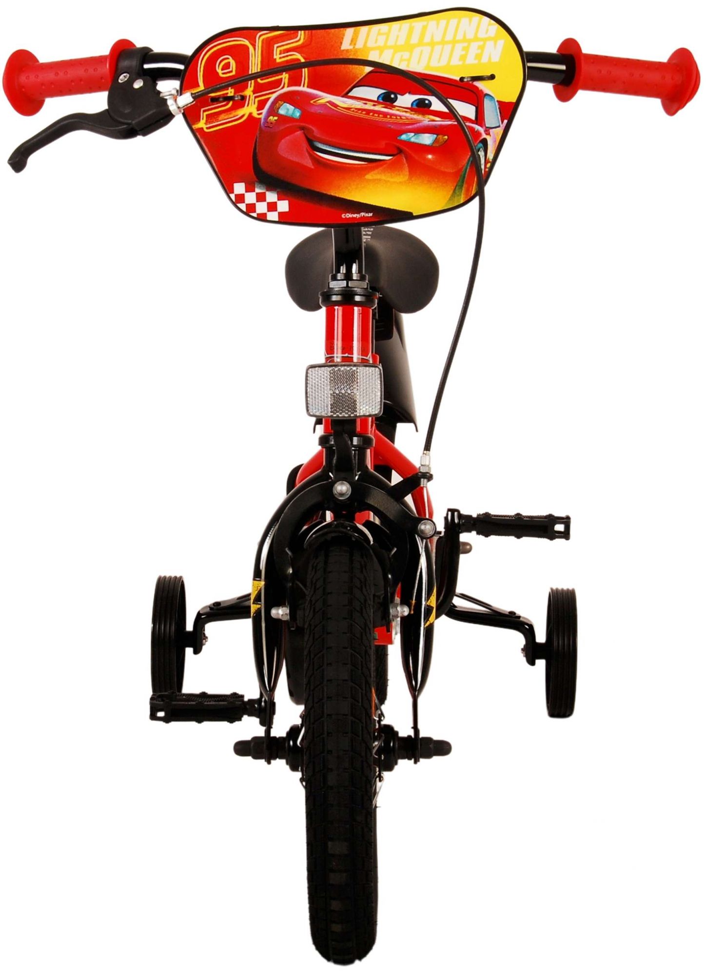 Kinderfahrrad Disney Cars für Jungen 12 Zoll Kinderrad in Rot
