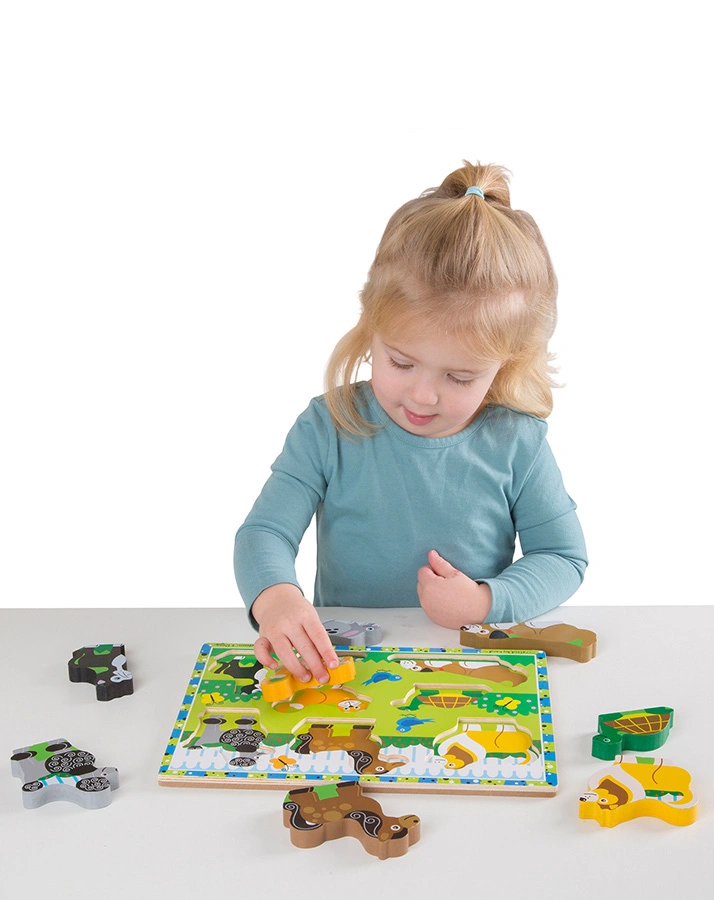 Steckpuzzle CHUNKY PETS aus Holz