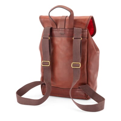 Lederrucksack, Braun